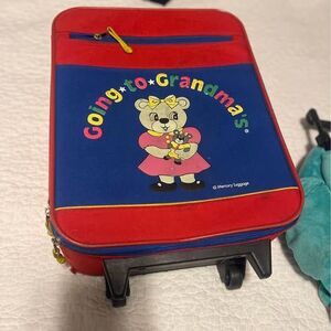 Toddler suitcase and toddler mini backpack suitcase
